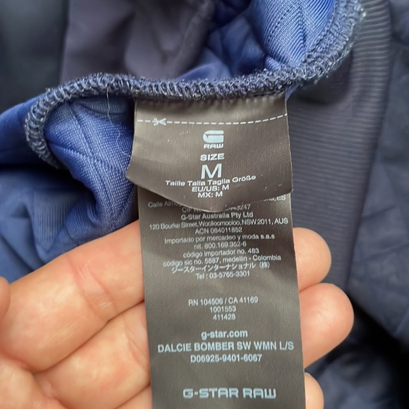 G- star Dalcie Bomber jacket, size M - Picture 9 of 9